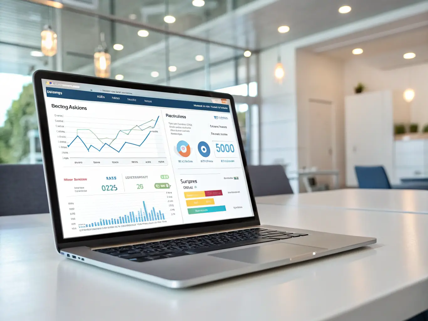 A picture of a Meta ad campaign dashboard showing positive results, such as increased leads and conversions.